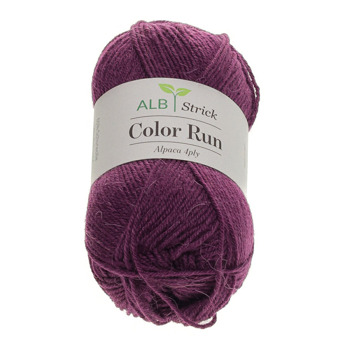 COLOR RUN - Alpaka 4fach - Dunkelviolett