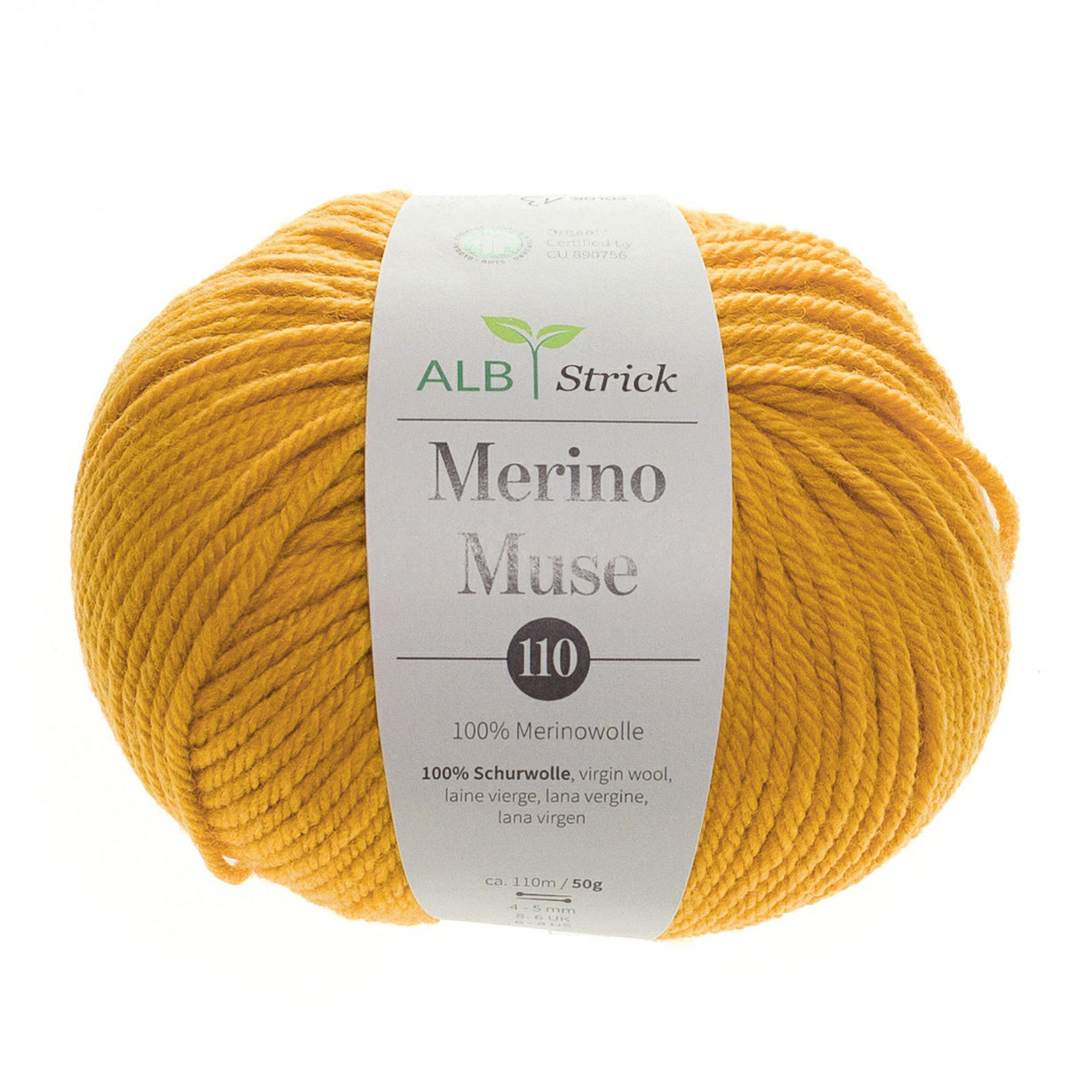 Merino Muse 110 - 100% Merinowolle - Gold