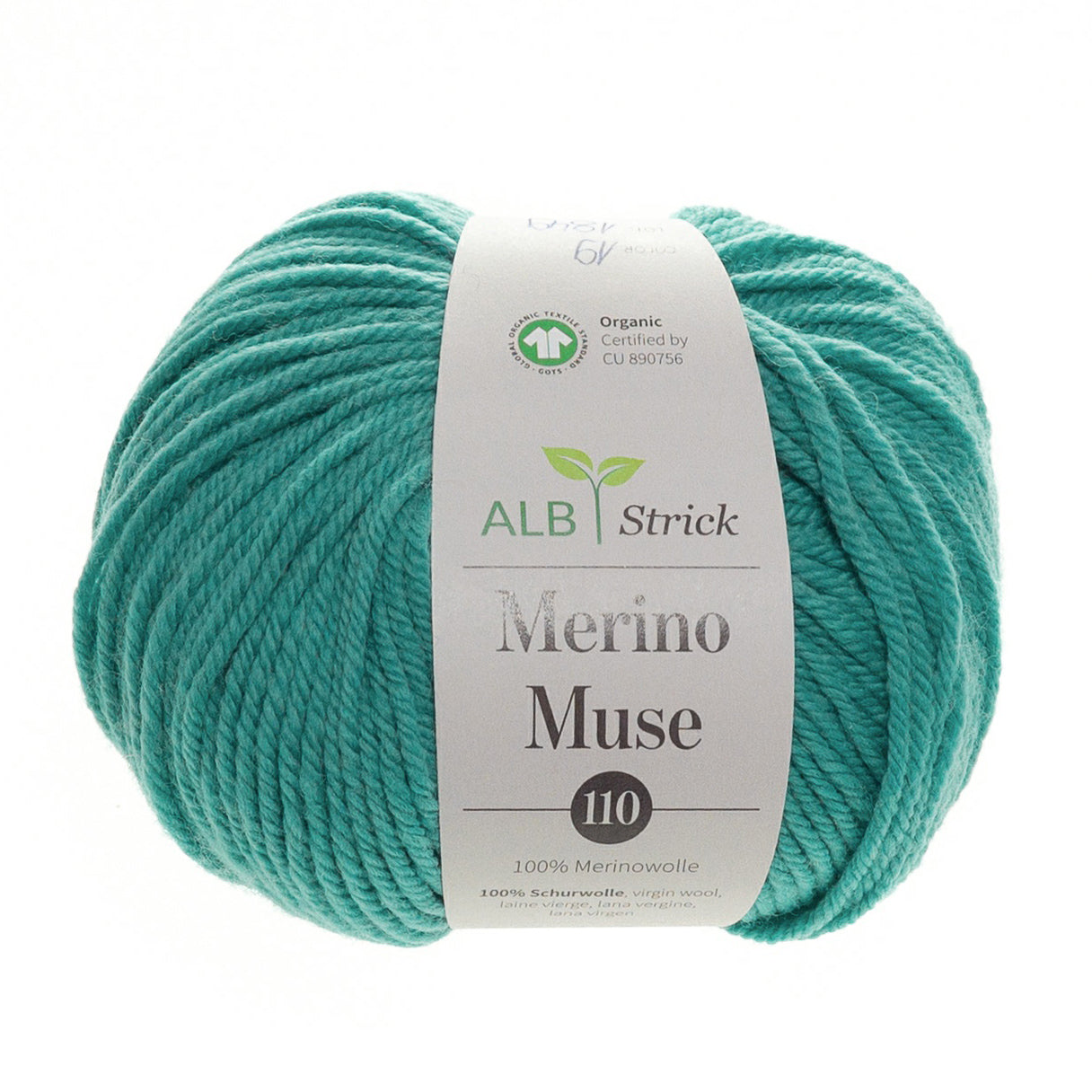Merino Muse 110 - 100% Merinowolle - Light Teal
