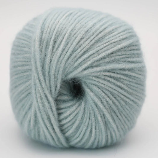 CLOUDY SKY - mit Alpaka-Wolle - Helles Blaugrün