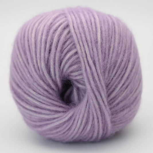 CLOUDY SKY - mit Alpaka-Wolle - Helles Lila