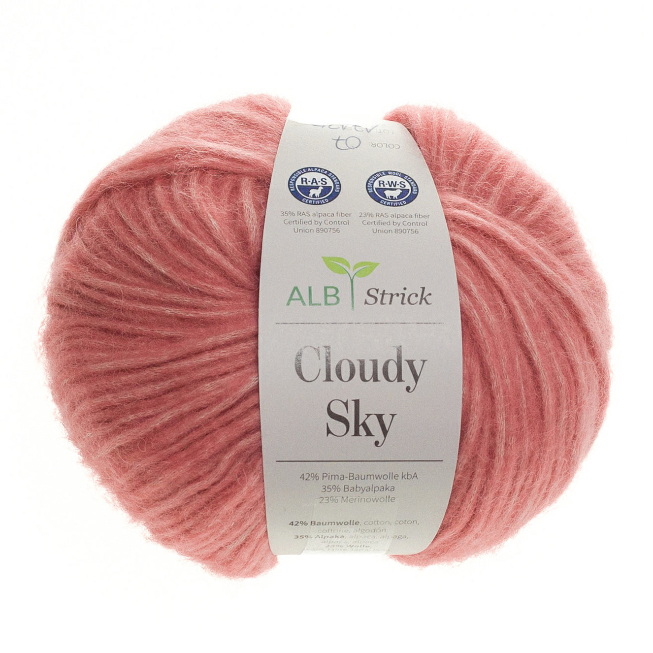 CLOUDY SKY - mit Alpaka-Wolle - Rosa