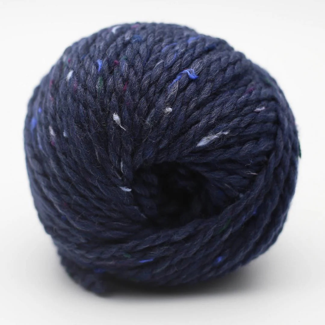 Tweed Tale 1 GOTS - Navy