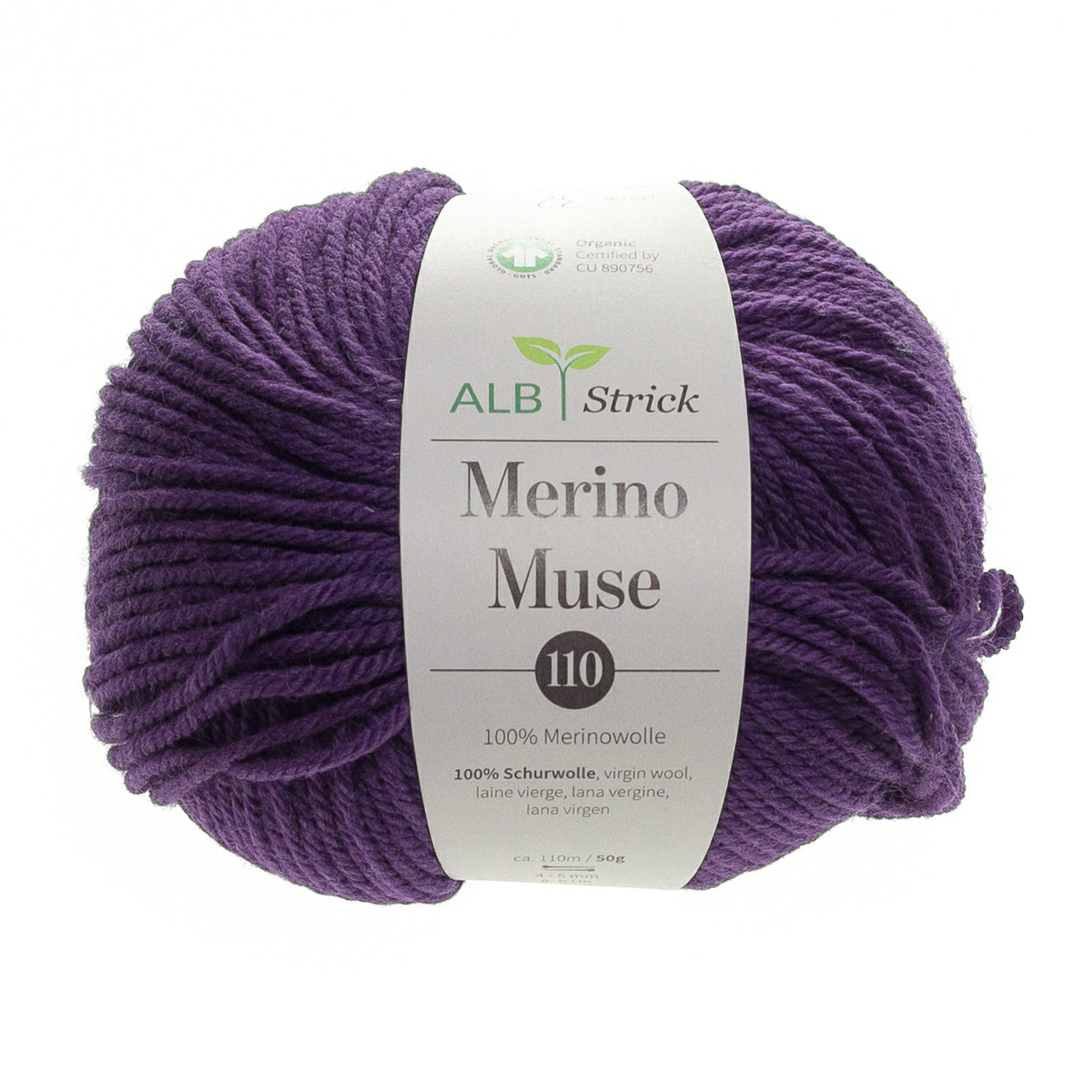 Merino Muse 110 - 100% Merinowolle - Purple